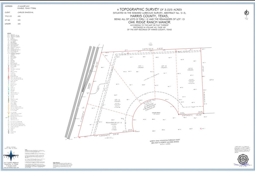 0 MANOR Way, Humble, TX for sale - Plat Map - Image 2 of 3