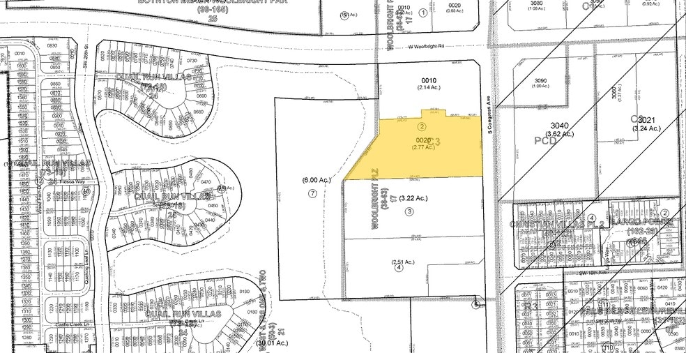 S Congress Ave, Boynton Beach, FL for sale - Plat Map - Image 3 of 5