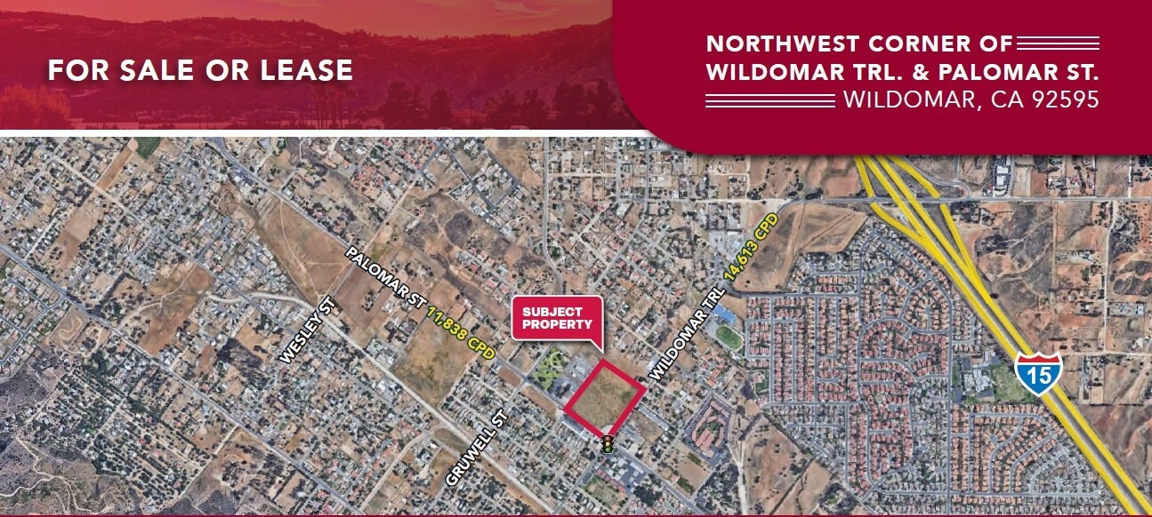 NWC Wildomar Trail & Palomar St., Wildomar, CA for sale Building Photo- Image 1 of 5