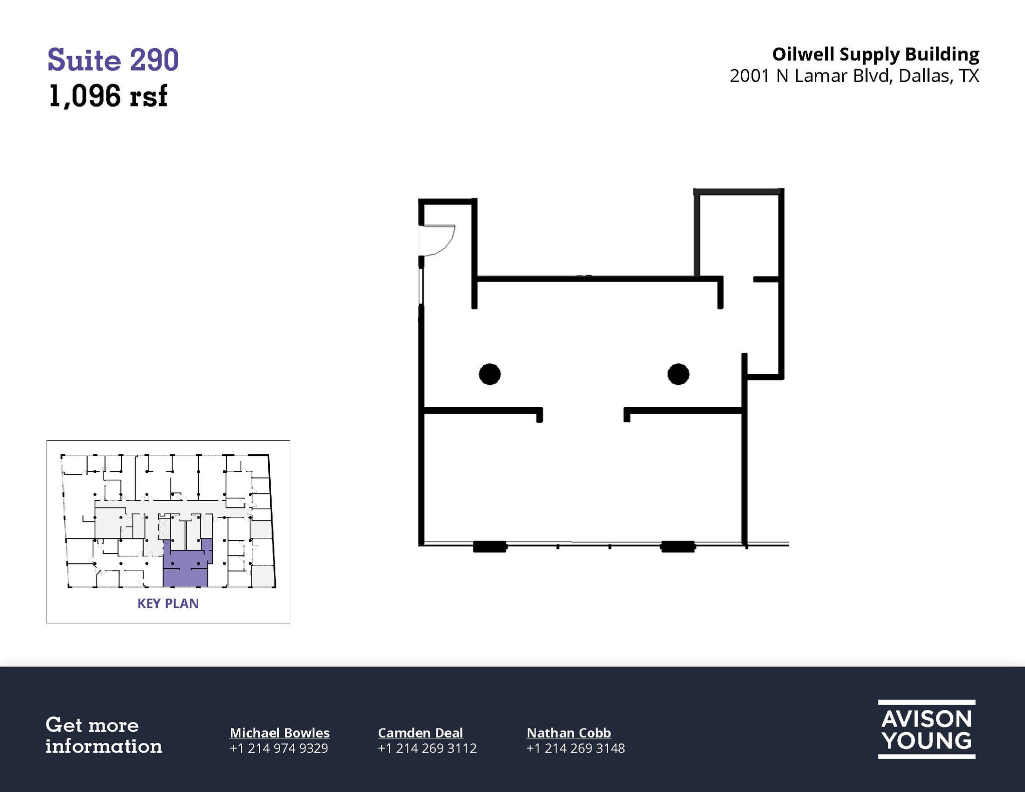 2001 N Lamar St, Dallas, TX for lease Floor Plan- Image 1 of 1