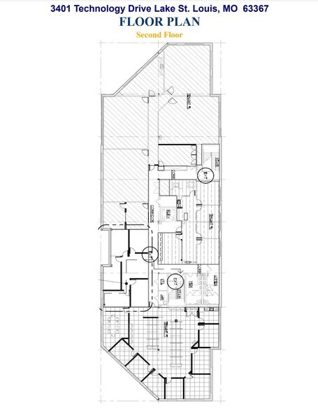 3401 Technology Dr, Lake Saint Louis, MO for lease - Floor Plan - Image 2 of 2