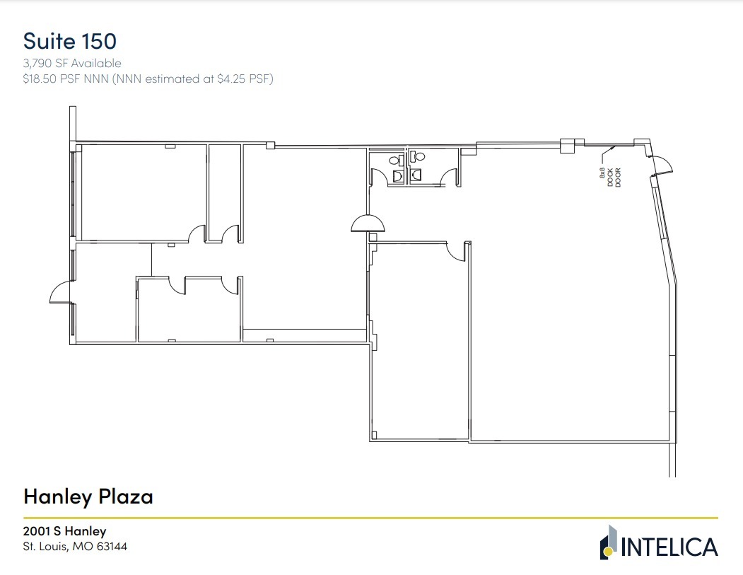 2001 S Hanley Rd, Brentwood, MO for lease Floor Plan- Image 1 of 1