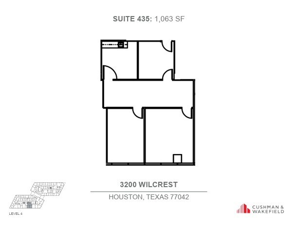 3200 Wilcrest Dr, Houston, TX for lease Floor Plan- Image 1 of 1