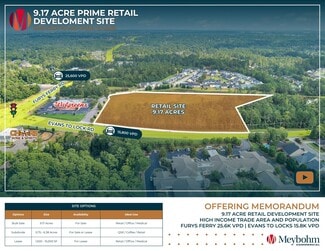 More details for 3950 Evans To Locks Rd, Evans, GA - Land for Sale