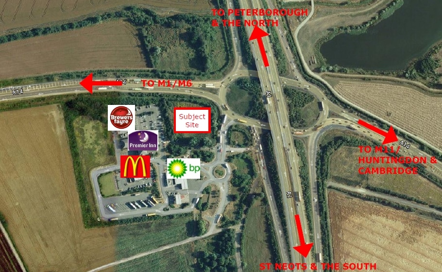 Great North Rd, Brampton for lease - Aerial - Image 2 of 4