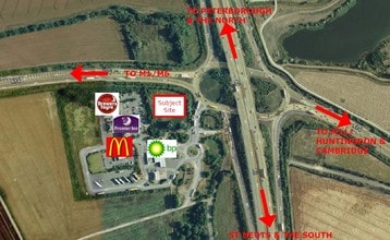 Great North Rd, Brampton, CAM - AERIAL map view