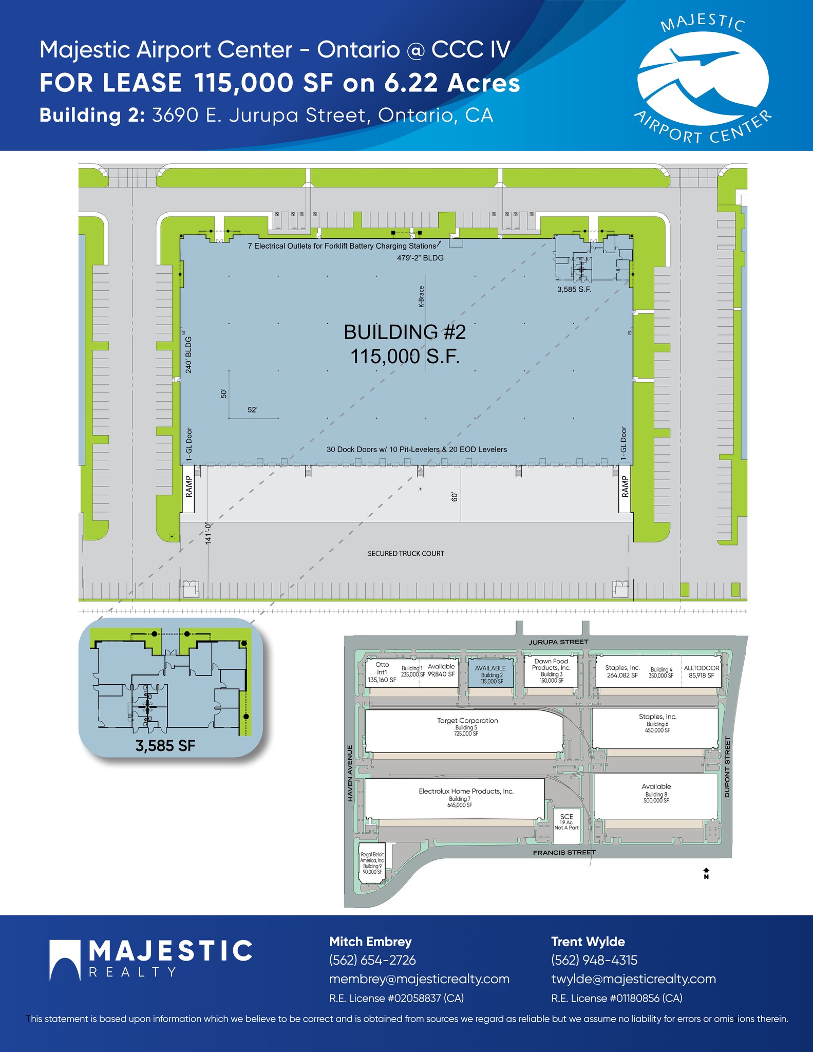 3690 Jurupa St, Ontario, CA for lease Site Plan- Image 1 of 2