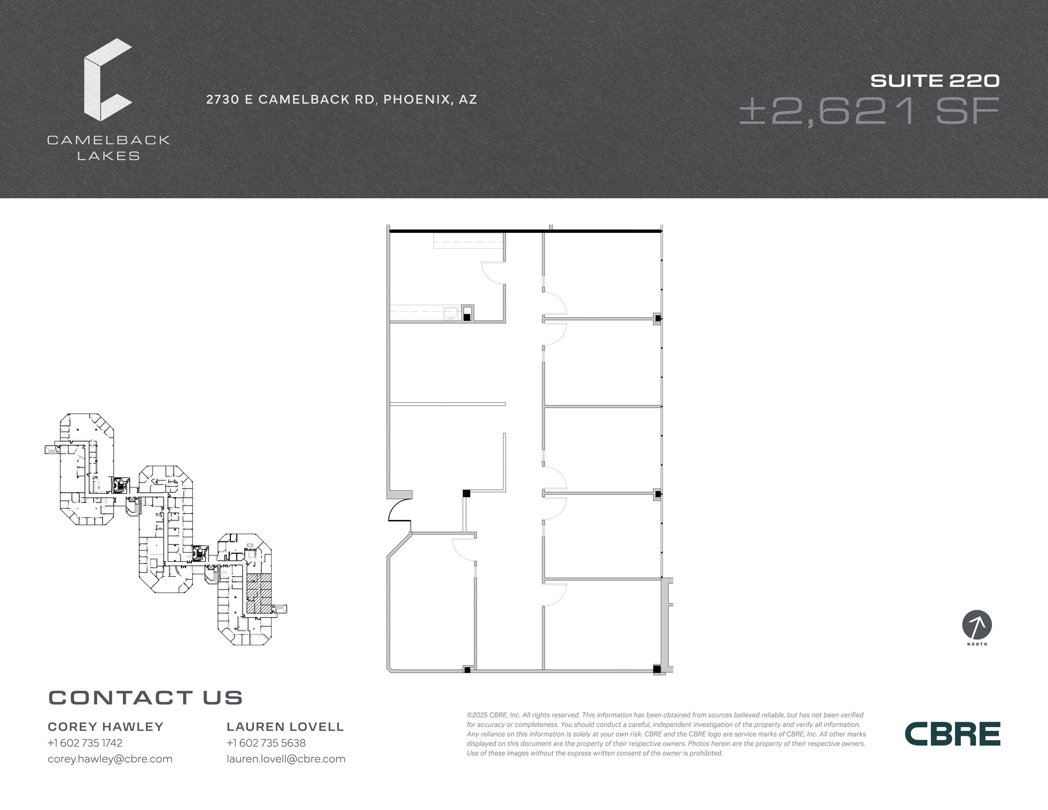 2850 E Camelback Rd, Phoenix, AZ for lease Site Plan- Image 1 of 2
