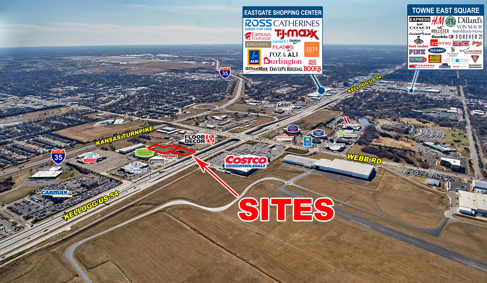 9609 E Kellogg Ave, Wichita, KS 67207 - East Kellogg Redevelopment