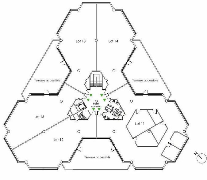 Office in Argenteuil for lease - Floor Plan - Image 2 of 3