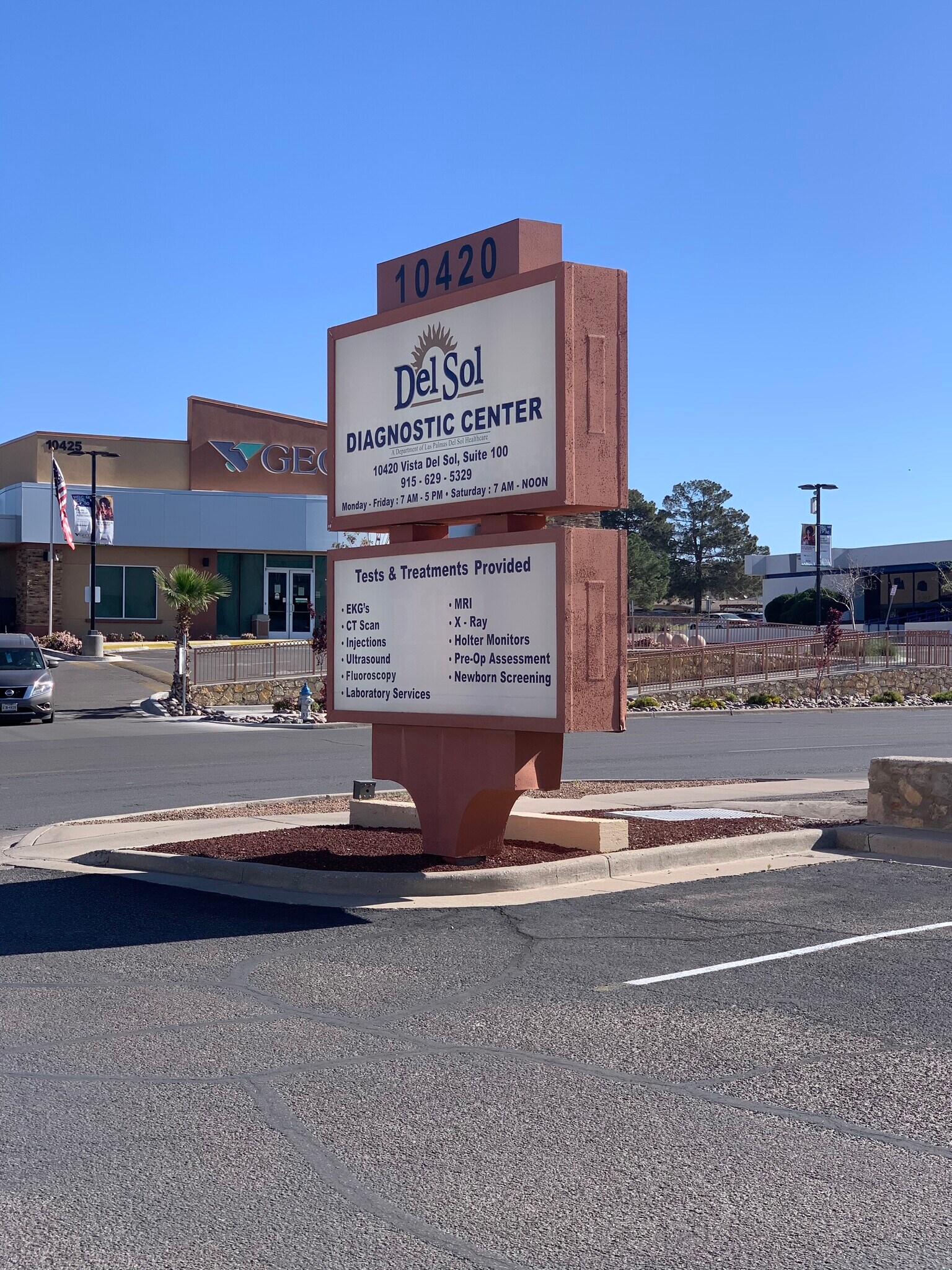 10420 Vista Del Sol Dr, El Paso, TX 79925 Del Sol Diagnostic Center