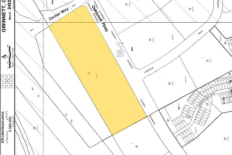 5865 Oakbrook Pky, Norcross, GA for lease - Plat Map - Image 2 of 5