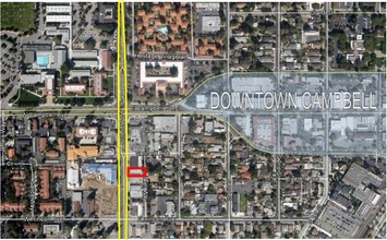 2082 S Winchester Blvd, Campbell, CA - aerial  map view