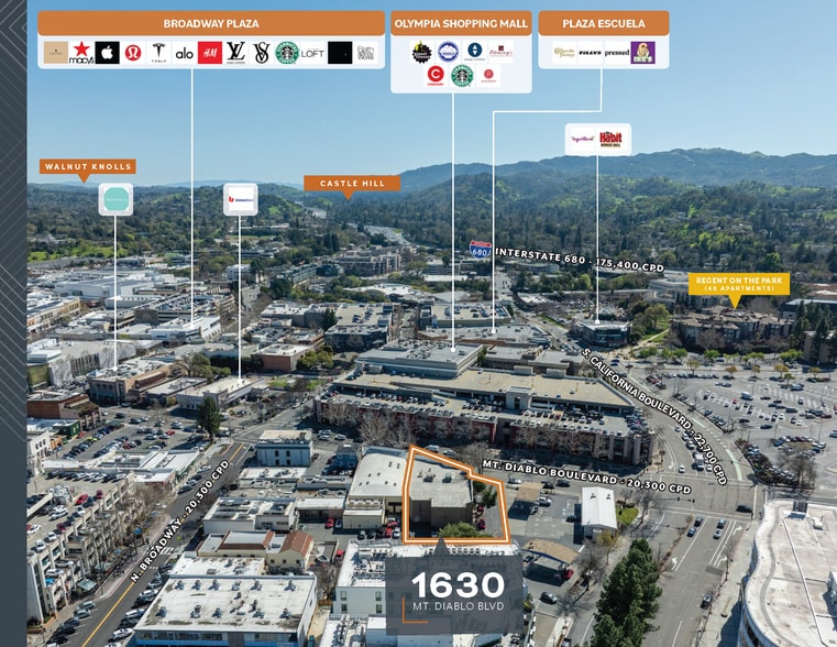 1630 Mt Diablo Blvd, Walnut Creek, CA for sale - Building Photo - Image 3 of 5