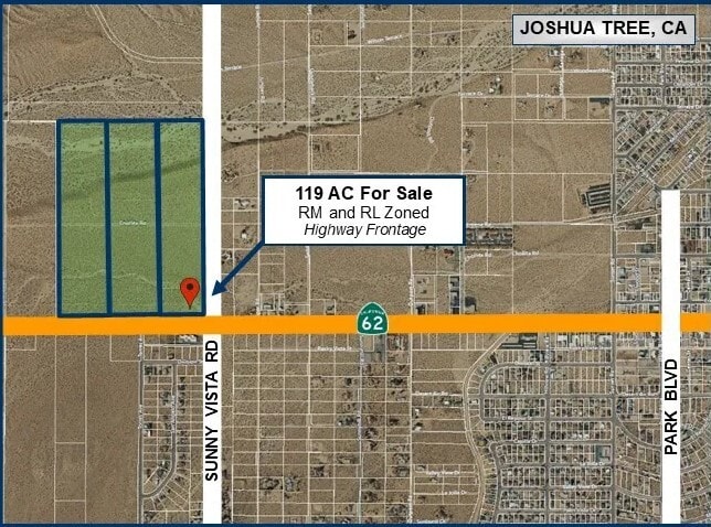 0 Chollita Rd and Wilton Rd, Joshua Tree, CA for sale - Primary Photo - Image 1 of 5