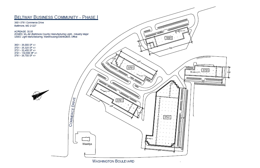 3700 Commerce Dr, Baltimore, MD for lease - Site Plan - Image 3 of 5