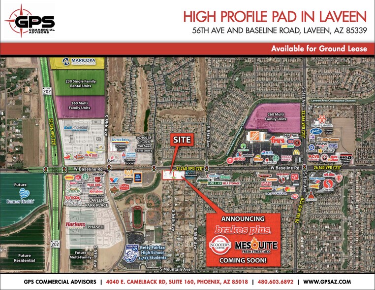 56th Ave & Baseline Rd, Laveen, AZ for sale - Primary Photo - Image 1 of 1