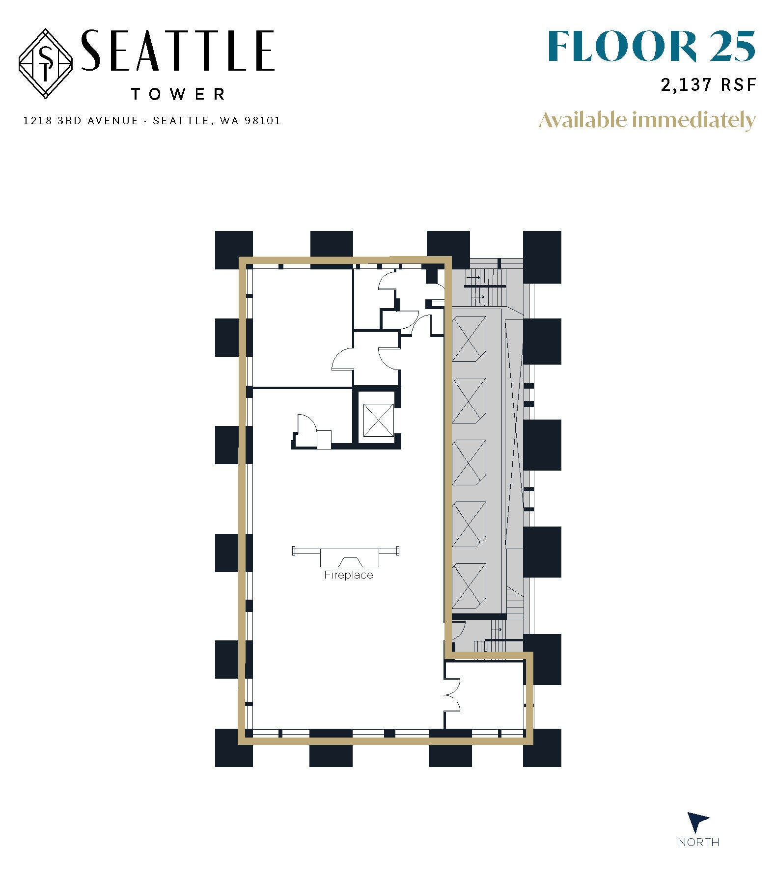 1218 3rd Ave, Seattle, WA for lease Floor Plan- Image 1 of 1