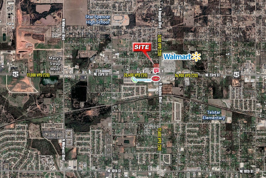 2526 N Douglas Blvd, Spencer, OK for sale - Aerial - Image 2 of 7