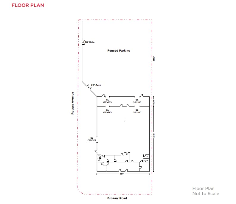 430-434 E Brokaw Rd, San Jose, CA for lease Floor Plan- Image 1 of 1