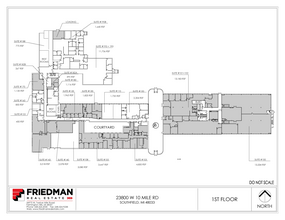 23800 W 10 Mile Rd, Southfield, MI for lease Floor Plan- Image 2 of 2