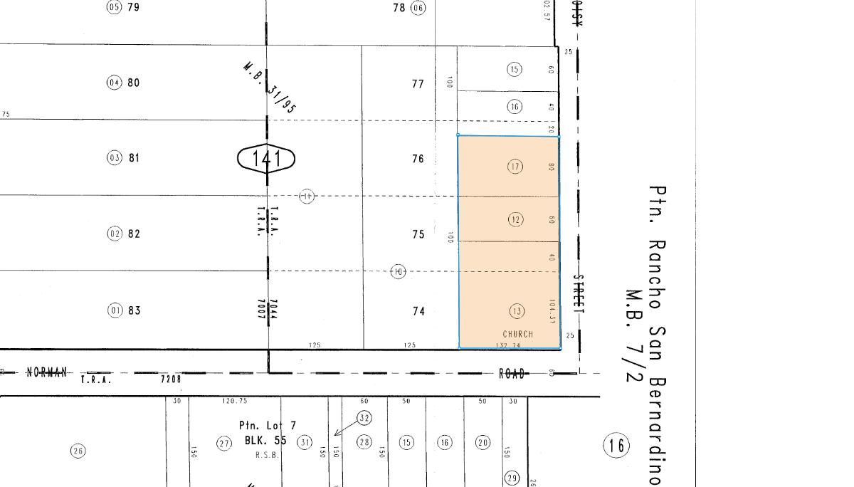 430 E Norman and 1062 S Foisy St, San Bernardino, CA 92408 Land for