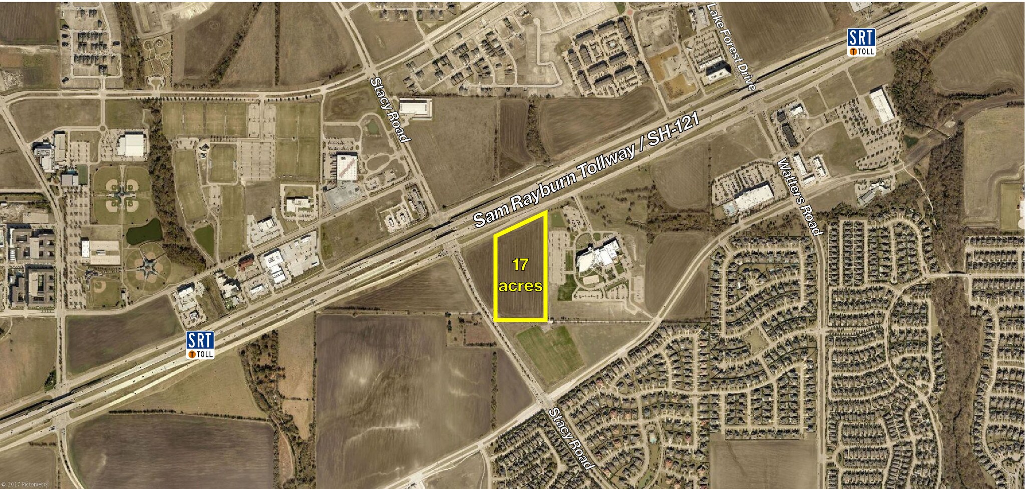 Hwy 121 & W Stacy Rd, Allen, TX for sale Aerial- Image 1 of 1