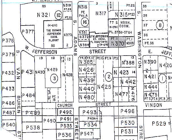 17 W Jefferson St, Rockville, MD for lease - Plat Map - Image 2 of 16