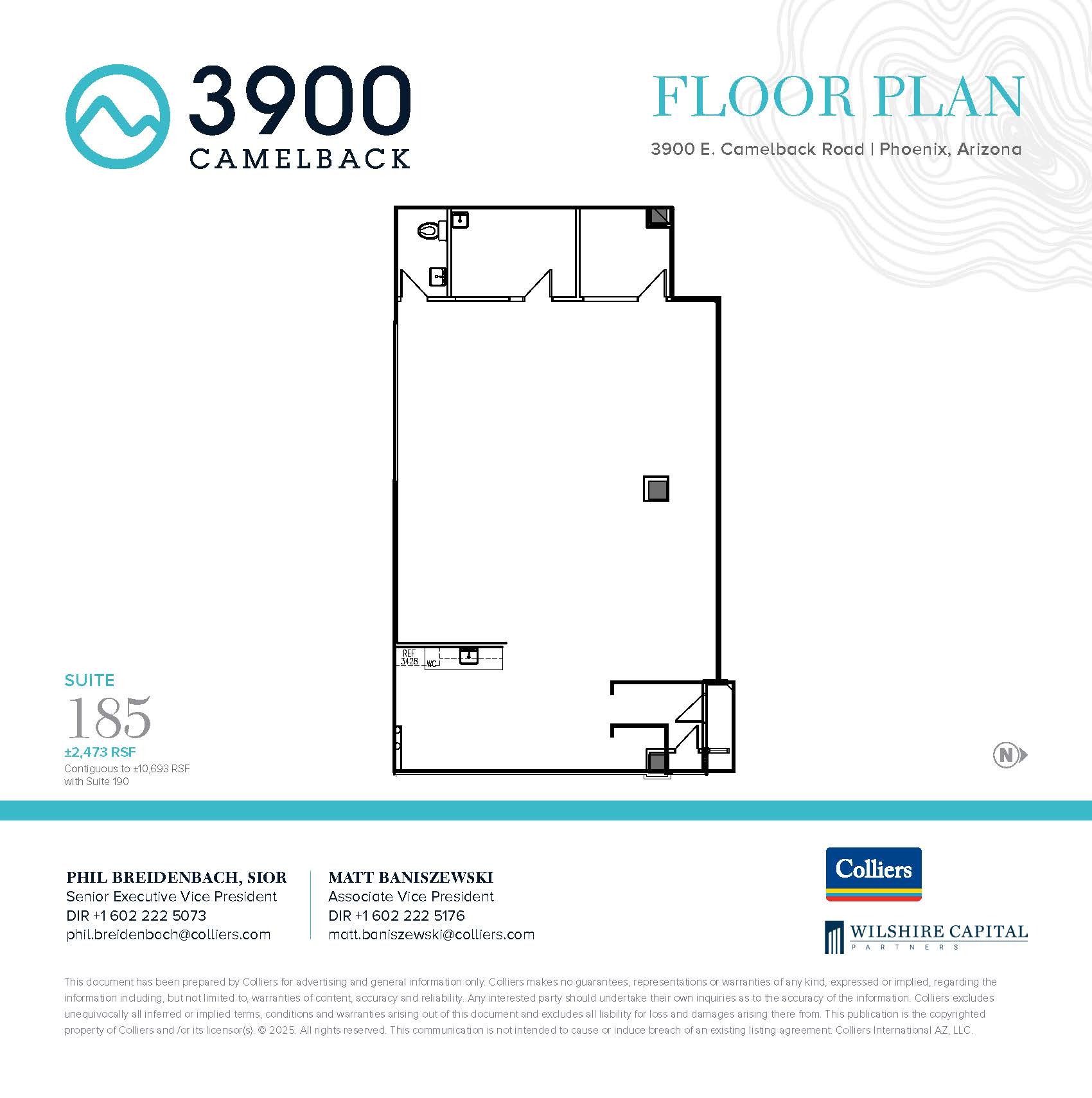 3900 E Camelback Rd, Phoenix, AZ for lease Floor Plan- Image 1 of 2