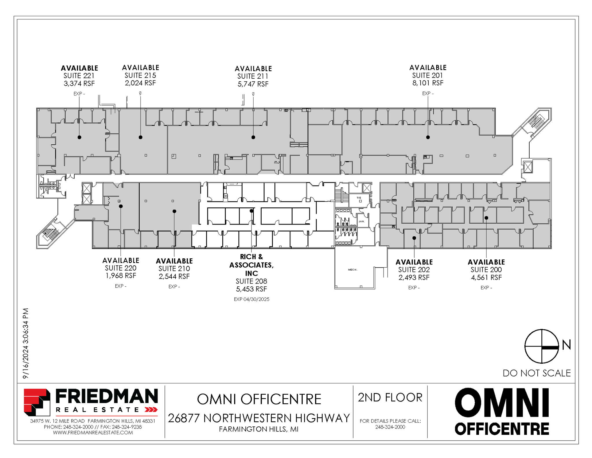 26899 Northwestern Hwy, Southfield, MI for lease Floor Plan- Image 1 of 1