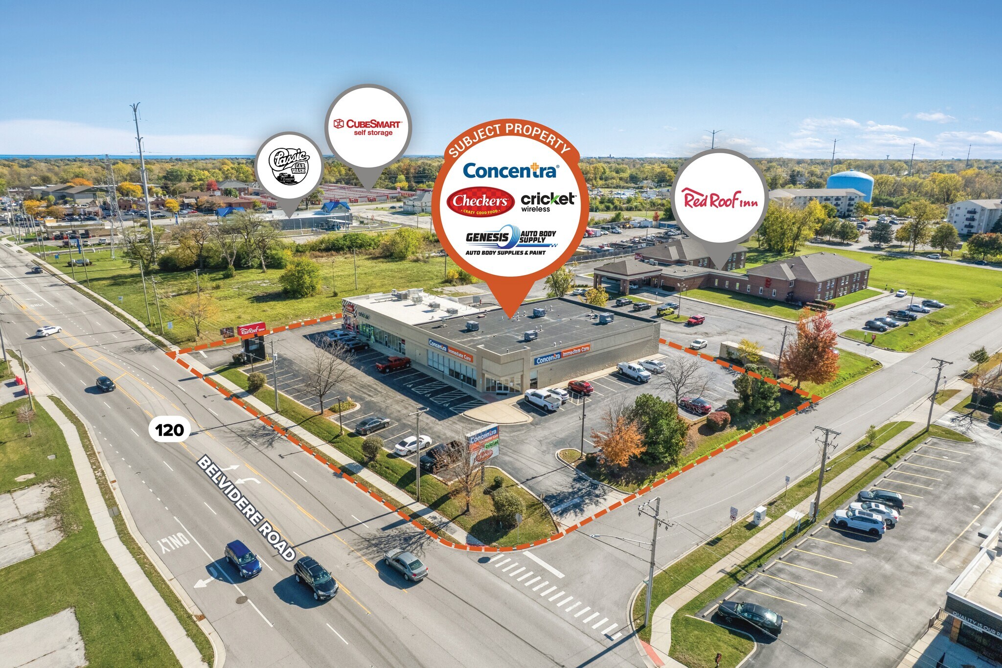 3035-3043 Belvidere Rd, Waukegan, IL for sale Building Photo- Image 1 of 5