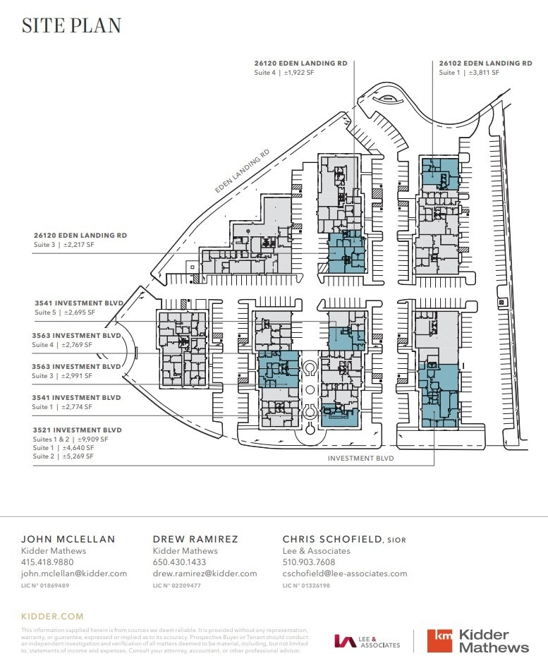 3583 Investment Blvd, Hayward, CA for lease Site Plan- Image 1 of 1