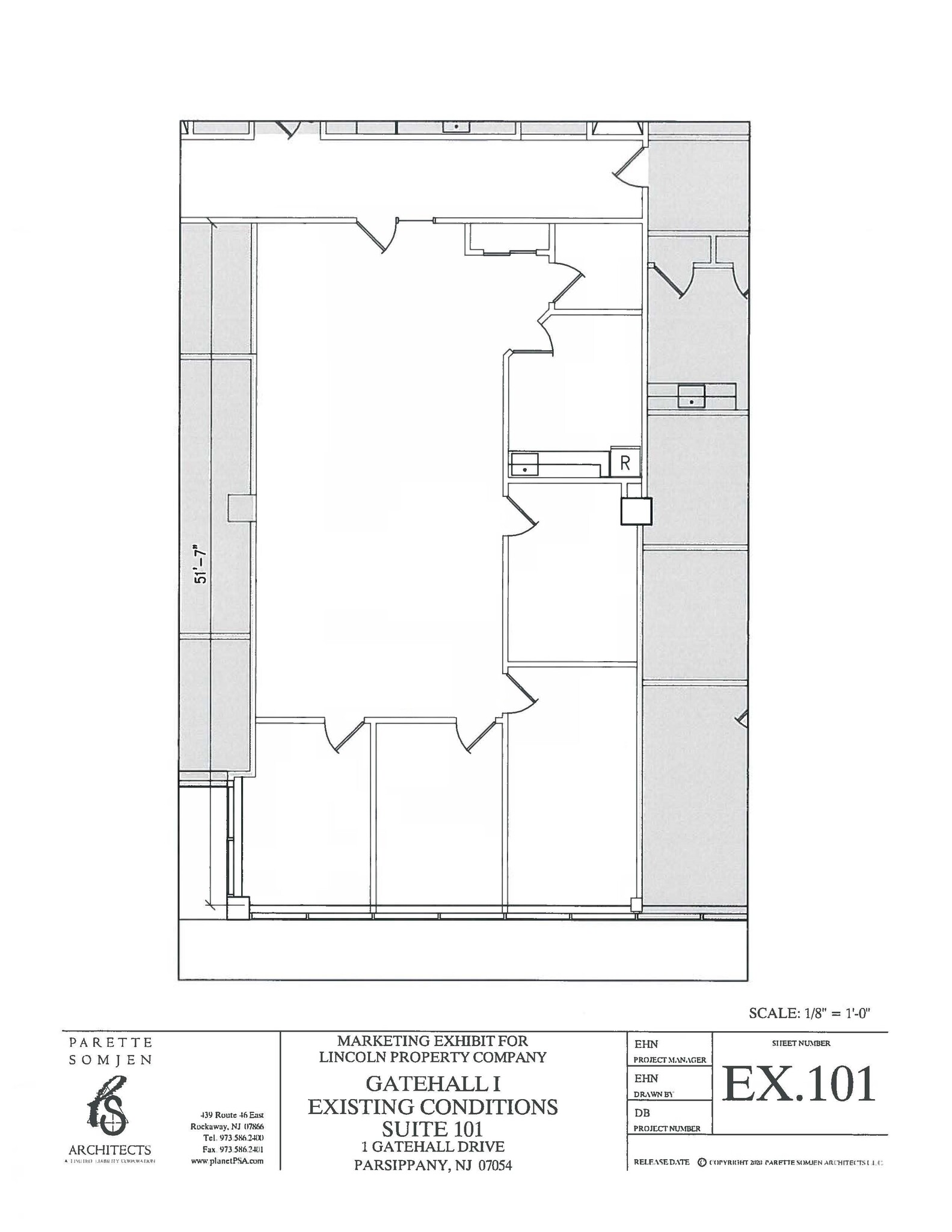 1 Gatehall Dr, Parsippany, NJ for lease Floor Plan- Image 1 of 7