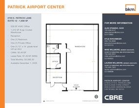 2700 E Patrick Ln, Las Vegas, NV for lease Floor Plan- Image 1 of 1