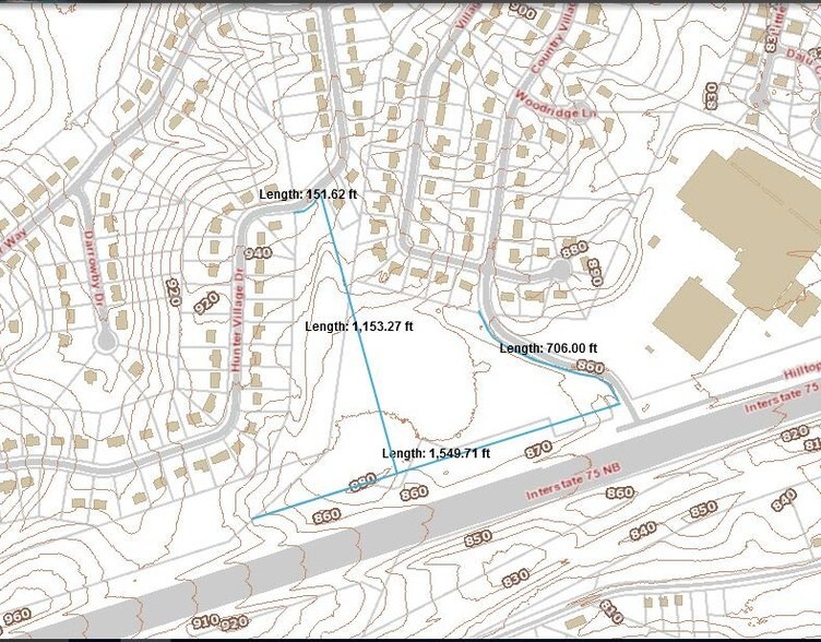 8489 Hilltop Dr, Ooltewah, TN 37363 M1 Development Site, 18 AC off I75