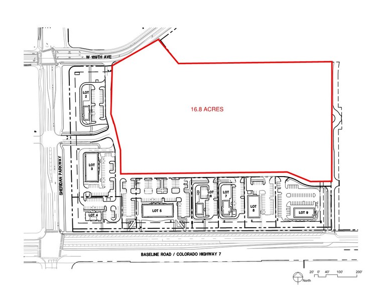 Highway 7, Broomfield, CO for sale - Site Plan - Image 1 of 1