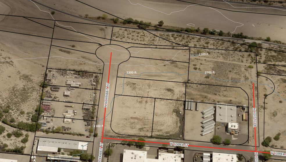 NW Tucson Vacant Industrial, 11 Acres portfolio of 2 properties for sale on LoopNet.com - Aerial - Image 2 of 6