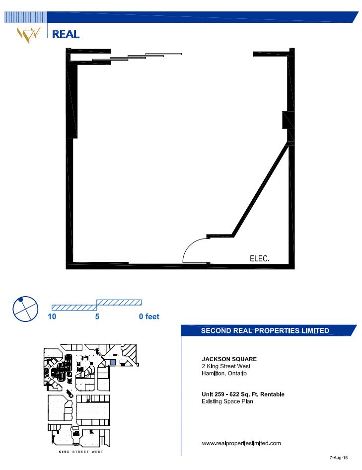 100, 110, and 120 King St W, Hamilton, ON for lease Floor Plan- Image 1 of 1