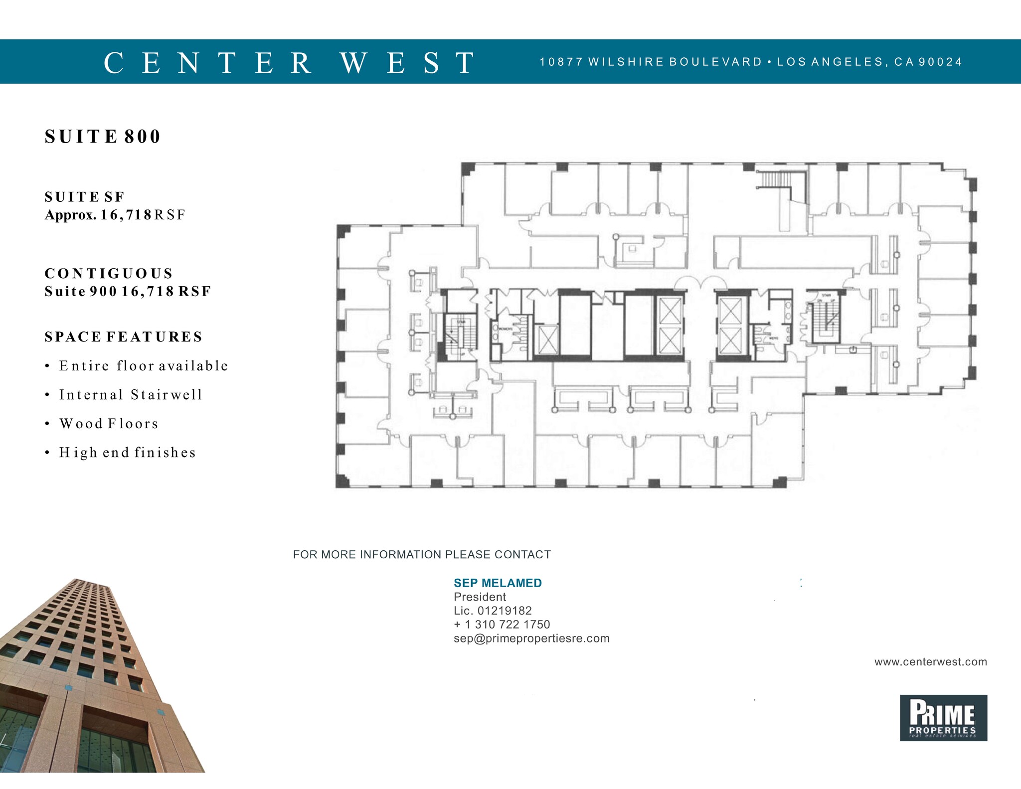 10877 Wilshire Blvd, Los Angeles, CA for lease Site Plan- Image 1 of 1