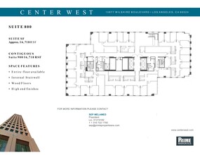 10877 Wilshire Blvd, Los Angeles, CA for lease Site Plan- Image 1 of 1