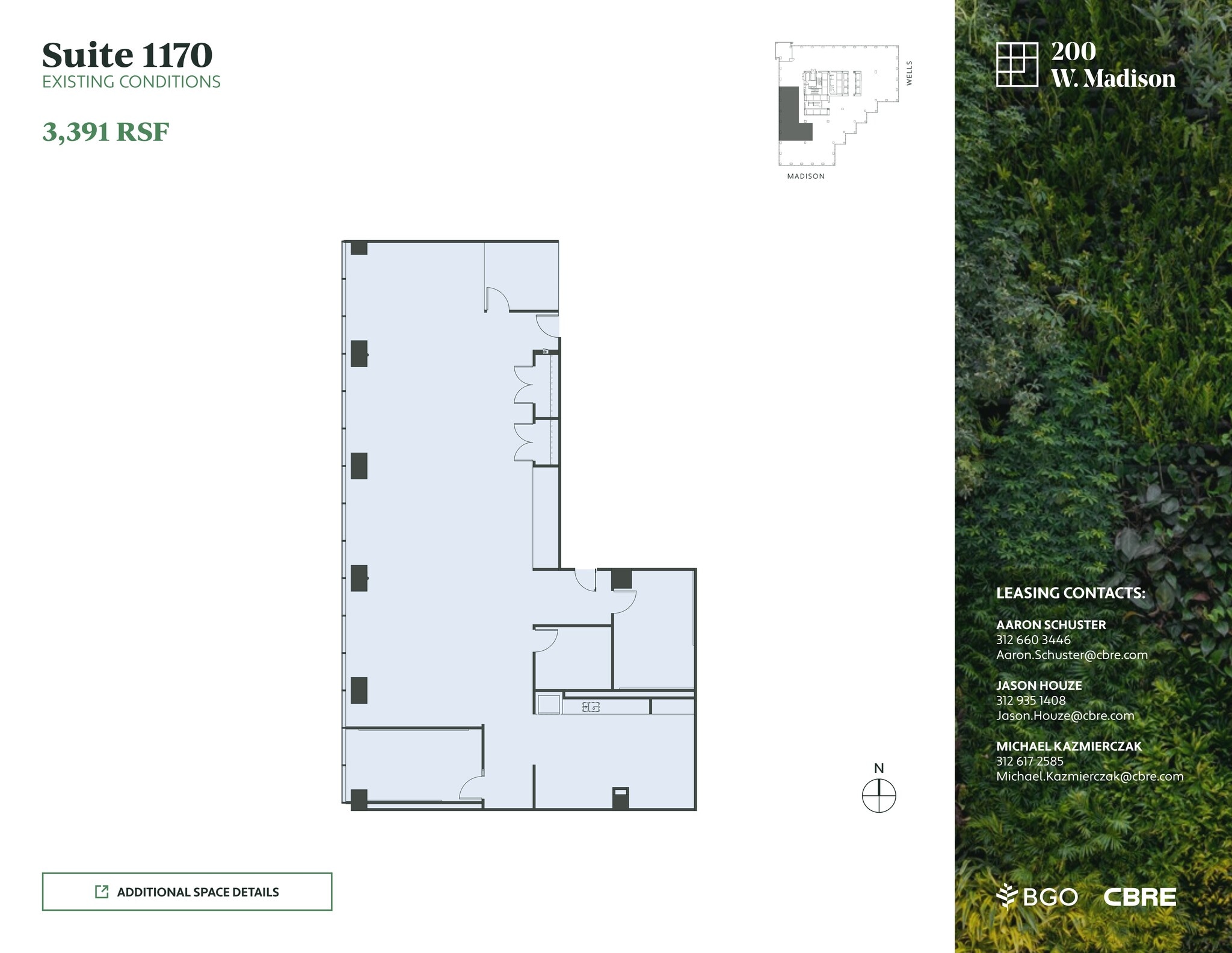 200 W Madison St, Chicago, IL for lease Site Plan- Image 1 of 2