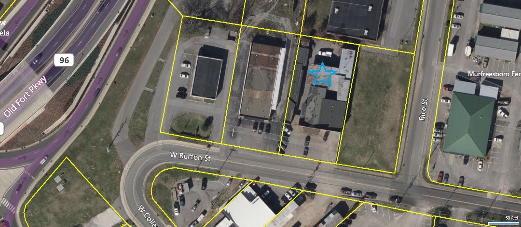 610 W Burton St, Murfreesboro, TN for sale Plat Map- Image 1 of 1