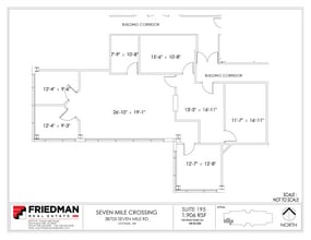 38705 7 Mile Rd, Livonia, MI for lease Floor Plan- Image 1 of 1