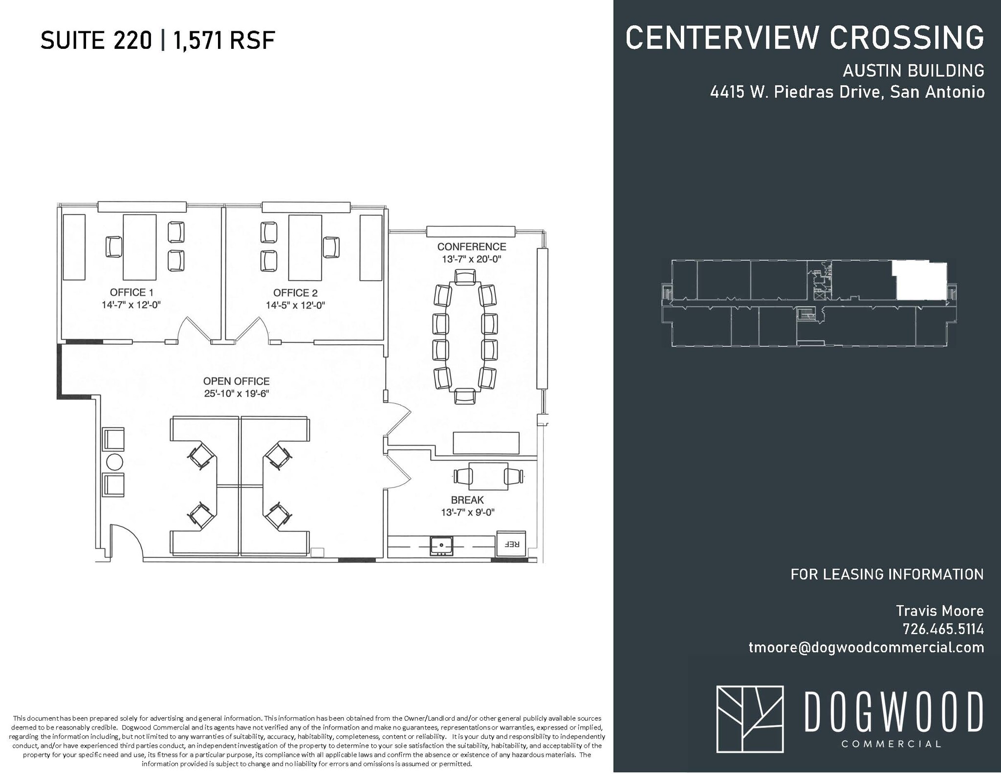 4538 Centerview Dr, San Antonio, TX for lease Floor Plan- Image 1 of 1