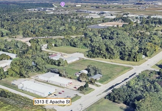 5313 E Apache St, Tulsa, OK for lease Aerial- Image 2 of 13