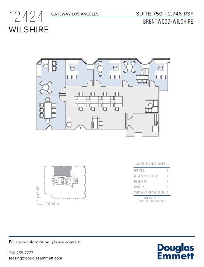 12424 Wilshire Blvd, Los Angeles, CA for lease Floor Plan- Image 1 of 1