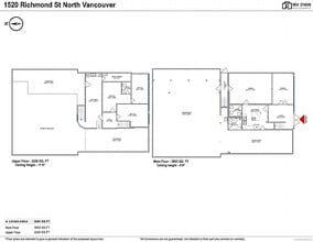 1520-1522 Richmond St, North Vancouver District, BC for sale Floor Plan- Image 1 of 1