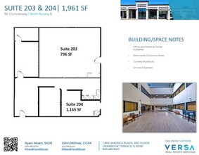 161 S Lincolnway, North Aurora, IL for lease Floor Plan- Image 2 of 2