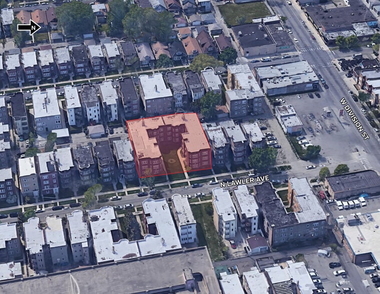 1124 N Lawler Ave, Chicago, IL for sale - Aerial - Image 2 of 8