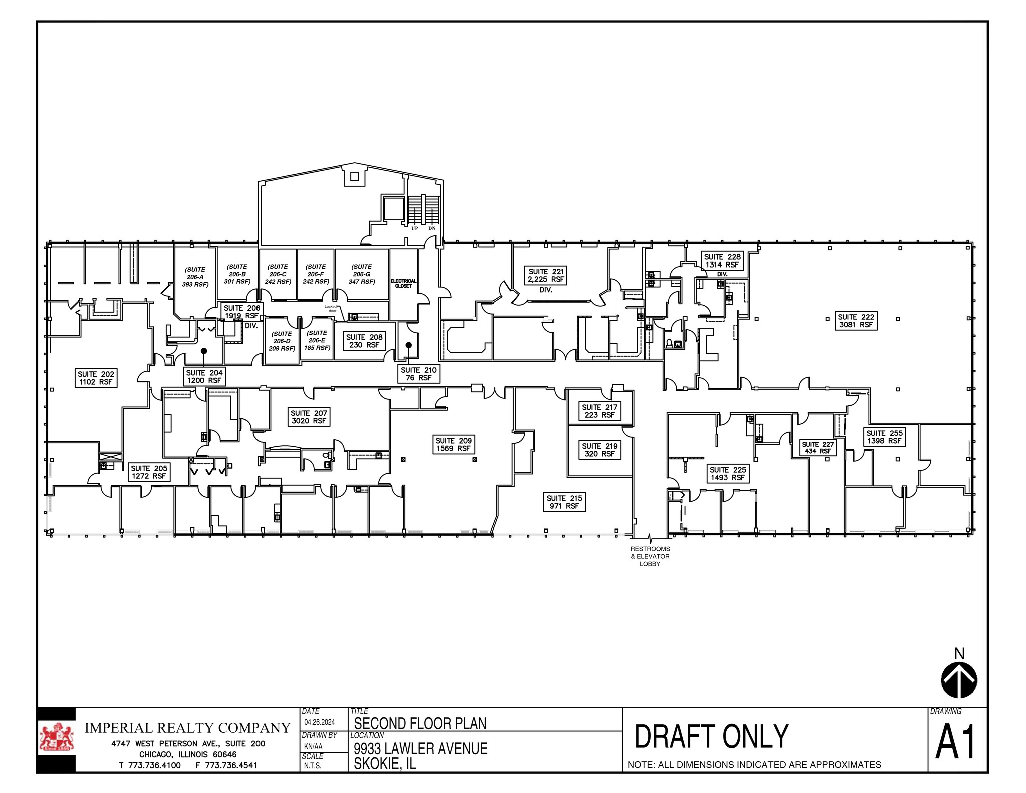 9933 Lawler Ave, Skokie, IL for lease Site Plan- Image 1 of 1